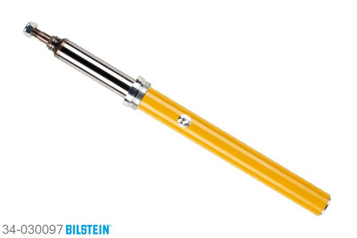 34-030097, Bilstein B6  Sport Schokdemper vooras, Toyota COROLLA Liftback (_E10_), 1.6 GLI, 07/1992-04/1997, without ride height adjustment / Front axle for bolted struts only / Rear axle for bolted struts only, Standaard lengte, geschikt voor gebruik met verlagingsveren tot -40mm