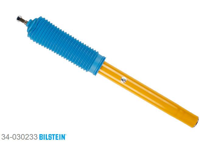34-030233, Bilstein B6  Sport Schokdemper vooras, BMW 5 Touring (E34), 518 g,  518 i,  520 i, 11/1991-01/1997, with standard chassis, without ride height adjustment, Standaard lengte, geschikt voor gebruik met verlagingsveren tot -40mm