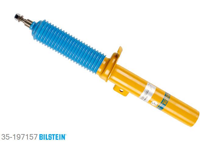 35-197157, Bilstein B6  Sport Schokdemper vooras links, BMW X3 (F25), "sDrive 18d,  xDrive 20 d,  xDrive 20d,xDrive 20i,  xDrive 28 i,  xDrive 28i,xDrive 30d,  xDrive 35d,  xDrive 35i", 09/2010-, Standaard lengte, geschikt voor gebruik met verlagingsveren tot -40mm