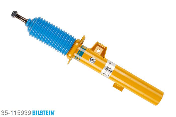35-115939, Bilstein B8  Sprint - 20mm ingekorte sport Schokdemper vooras links, BMW 1 (E81, E87), "116 i,  116d,  116i,  118 d,  118 i,  118d,118i,  120 i,  120d,  120i,  123d,  130i,2.0", 09/2006-09/2012, with M-technics Geschikt voor gebruik met verlagingsveren tot -60mm