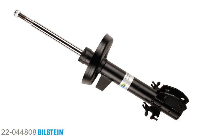 22-044808, Bilstein B4  Gas Schokdemper vooras, Opel OMEGA B (25_, 26_, 27_), "2.0,  2.0 16V,  2.0 DTI 16V,  2.2 16V,2.2 DTI 16V,  2.5 D,  2.5 DTI,  2.5 TD,2.5 V6,  2.6 V6,  3.0 V6,  3.2 V6", 04/1994-07/2003, Standaard lengte, geschikt voor gebruik met verlagingsveren tot -30mm