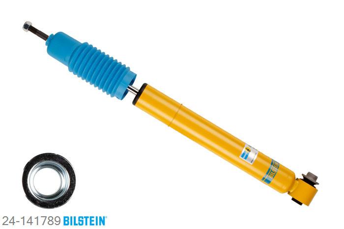 24-141789, Bilstein B6  Sport Schokdemper achteras, BMW 5 (E60), "525d xDrive,  525i xDrive,  525xd,  525xi,530d xDrive,  530i xDrive,  530xd,  530xi", 01/2007-03/2010, Standaard lengte, geschikt voor gebruik met verlagingsveren tot -40mm