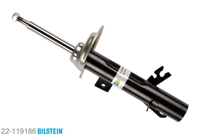 22-119186, Bilstein B4  Gas Schokdemper vooras links, Mini MINI (R50, R53), Cooper,  One, 06/2001-09/2006, Standaard lengte, geschikt voor gebruik met verlagingsveren tot -30mm