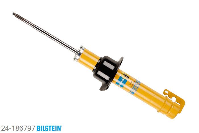 24-186797, Bilstein B6  4600 Schokdemper vooras, Jeep COMMANDER, 3.0 CRD,  3.7 V6,  4.7 V8,  5.7 V8, 09/2005-12/2010, with standard chassis, Standaard lengte, geschikt voor gebruik met verlagingsveren tot -40mm