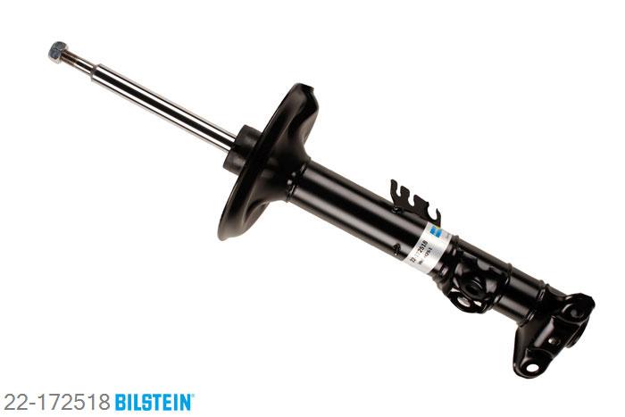 22-172518, Bilstein B4  Gas Schokdemper vooras links, BMW 3 Coupe (E36), 318 is,  320 i,  325 i, 03/1992-04/1999, with M-technics, Standaard lengte, geschikt voor gebruik met verlagingsveren tot -30mm