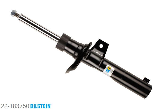 22-183750, Bilstein B4  Gas Schokdemper vooras, Audi Q3, 2.0 TDI,  2.0 TDI quattro,  2.0 TFSI quattro, 06/2011-, with standard chassis, without electronic suspension control, Standaard lengte, geschikt voor gebruik met verlagingsveren tot -30mm