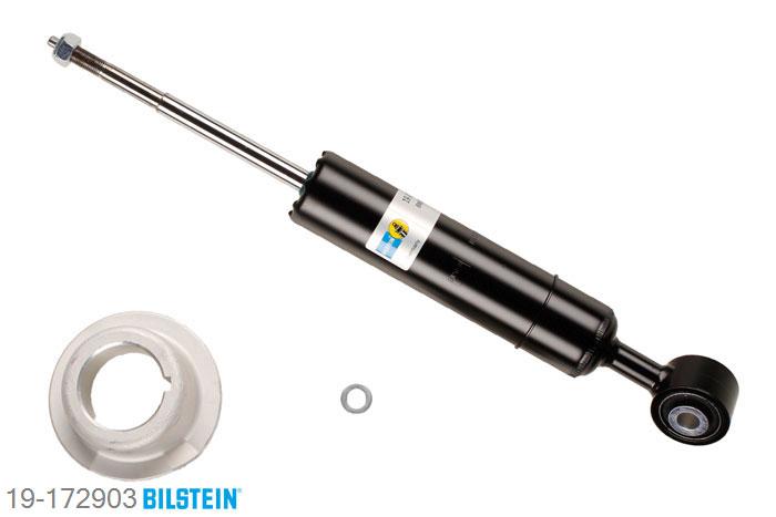 19-172903, Bilstein B4  Gas Schokdemper vooras, Nissan NAVARA (D40), "2.5 dCi,  2.5 dCi 4WD,  2.8 D,  4.0 4WD,4.0 D", 10/2004-, without electronic suspension control, Standaard lengte, geschikt voor gebruik met verlagingsveren tot -30mm