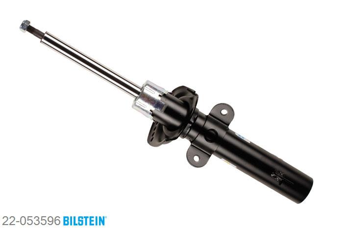 22-053596, Bilstein B4  Gas Schokdemper vooras, Jaguar X-TYPE (CF1), 2.0 D, 07/2003-11/2009, with standard chassis, front wheel drive, Standaard lengte, geschikt voor gebruik met verlagingsveren tot -30mm