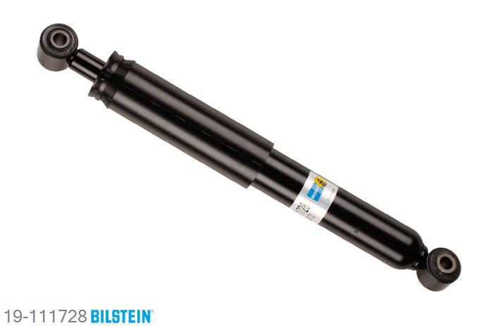 19-111728, Bilstein B4  Gas Schokdemper achteras, Renault KANGOO (KC0/1_), "1.2,  1.2 16V,  1.4,  1.5 dCi,  1.6 16V,1.6 16V bivalent,  1.9 dTi,  D 55 1.9,D 65 1.9", 08/1997-, with standard chassis, Standaard lengte, geschikt voor gebruik met verlagingsveren tot -30mm