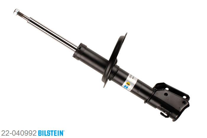 22-040992, Bilstein B4  Gas Schokdemper vooras, Fiat BRAVO (182), 1.4,  1.6 16V, 10/1995-10/2001, CH.Nr.: 4085697 ->, Standaard lengte, geschikt voor gebruik met verlagingsveren tot -30mm