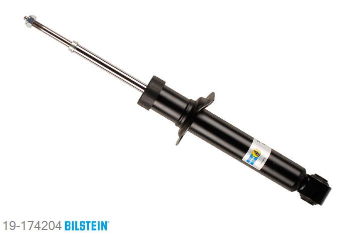 19-174204, Bilstein B4  Gas Schokdemper achteras, Nissan PRIMERA (P12), 1.6,  1.8,  1.9 dCi,  2.0,  2.2 dCi,  2.2 Di, 01/2002-, Standaard lengte, geschikt voor gebruik met verlagingsveren tot -30mm