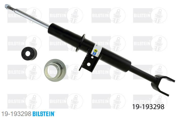 19-193298, Bilstein B4  Gas Schokdemper vooras links, BMW 5 Touring (F11), "520d,  520i,  523i,  525d,  528i,  530d,  530i,535d,  535i,  550i", 09/2010-, with standard chassis, without electronic suspension control, Standaard lengte, geschikt voor gebruik met verlagingsveren tot -30mm