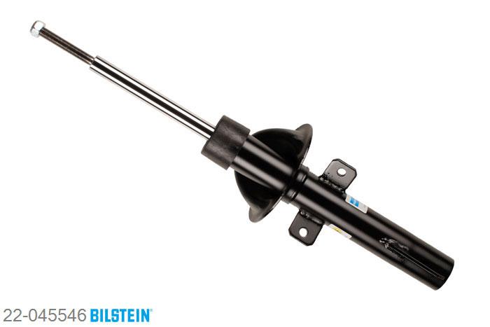 22-045546, Bilstein B4  Gas Schokdemper vooras, Ford FIESTA IV (JA_, JB_), 1.0 i,  1.25 i 16V,  1.3,  1.3 i,  1.4 i 16V, 04/1996-01/2002, Standaard lengte, geschikt voor gebruik met verlagingsveren tot -30mm