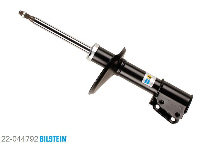 22-044792, Bilstein B4  Gas Schokdemper vooras, Renault TWINGO (C06_), 1.2, 03/1993-, Front axle -> 08/00 / Rear axle -> 03/01, Standaard lengte, geschikt voor gebruik met verlagingsveren tot -30mm