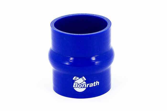 Hump, Binnendiameter 51mm, Lengte 76mm, Universeel, Bonrath Siliconen slang Blauw