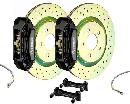 Brembo Big Brake Kit Black, 305x28mm 1-Piece rotor Drilled, 4 piston caliper, Brembo A Caliper, Alfa Romeo, 156 / Sportwagon All models Front, 2000-2007_image