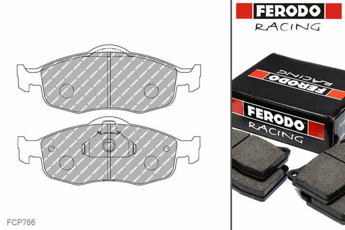 FCP766R, Ferodo DS3000 remblokken Vooras, Ford Mondeo (II), 2.0 i    16V, 100kW/136pk, Bouwj. aug-96 - dec-00, ATE remklauw vooras