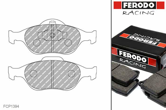 FCP1394R, Ferodo DS3000 remblokken Vooras, Mazda 2, 1.6 i 16V, /, Bouwj. apr-03 -, ATE remklauw vooras