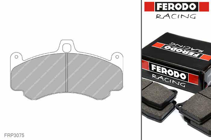 FRP3075H, Ferodo DS2500 remblokken Vooras, Porsche, 911 (997), 3.6 GT2, 390kW/530pk, Bouwj. sep-07 -, BREMBO remklauw vooras