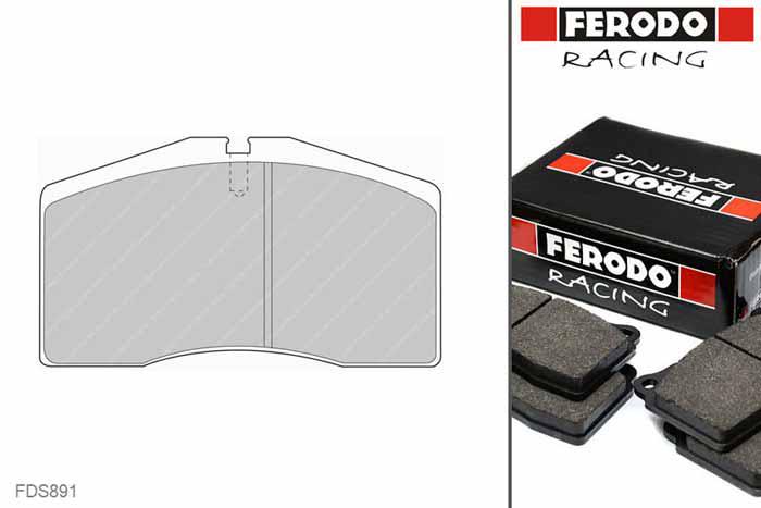 FDS891, Ferodo DS-Performance remblokken vooras, Audi A8, 2.5 TDi, /, Bouwj. jun-00 - okt-02, ATE remklauw vooras