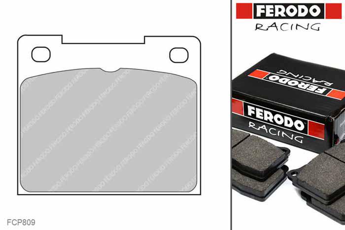 FCP809R, Ferodo DS3000 remblokken Achteras, Citroen C2 R2, 1.6 16V  (Gravel), NULLkW/, Bouwj. jan-09 -, LUCAS/TRW remklauw achteras