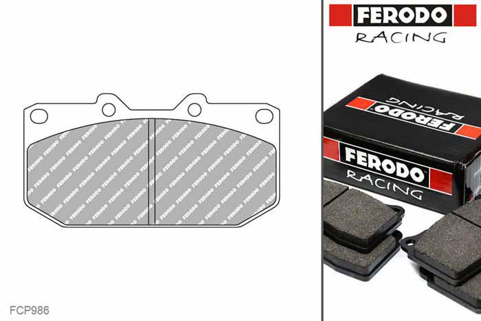 FCP986R, Ferodo DS3000 remblokken Vooras, Subaru Impreza I (GC), 2.0 Turbo GT 4WD, 160kW/218pk, Bouwj. jun-98 - dec-00, SUMITOMO remklauw vooras