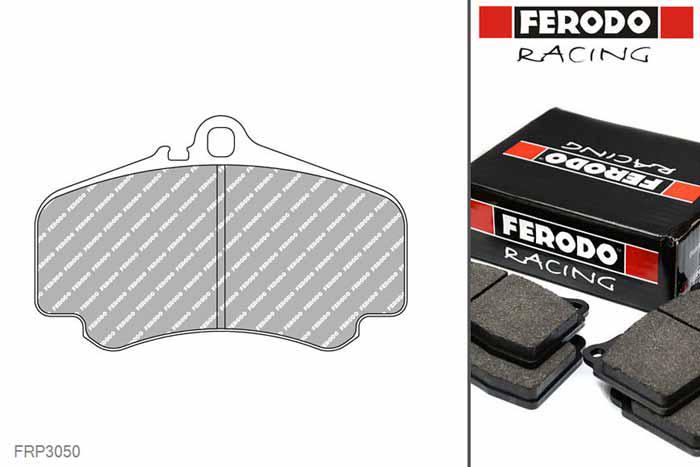 FRP3050H, Ferodo DS2500 remblokken Vooras, Porsche, 911 (996), 3.6 Carrera S, 254kW/345pk, Bouwj. feb-03 - aug-05, BREMBO remklauw vooras