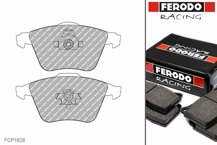 FCP1629H, Ferodo DS2500 remblokken Vooras, Audi, A4 (8EC, B7), 3.2 FSI, 188kW/256pk, Bouwj. jan-05 - jun-08, ATE remklauw vooras, PR 1LA, 1LC