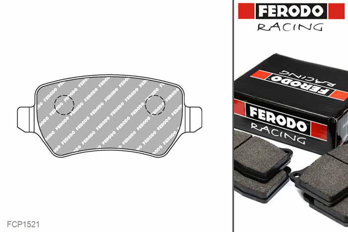 FCP1521H, Ferodo DS2500 remblokken Achteras, Opel ASTRA H Van (L70), 1.3 CDTI 66kW/90pk, Bouwj. aug-05 -, LUCAS/TRW remklauw achteras