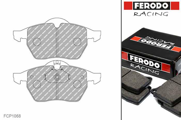 FCP1068H, Ferodo DS2500 remblokken Vooras, Opel, Vectra (B), 2.0, 100kW/136pk, Bouwj. okt-95 - apr-02, ATE remklauw vooras