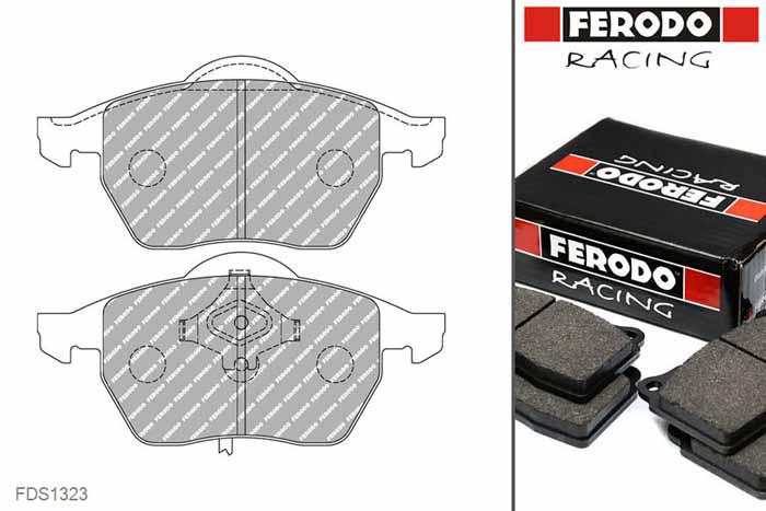 FDS1323, Ferodo DS-Performance remblokken vooras, Audi A4 (II), 1.8 T, 132kW/180pk, Bouwj. dec-97 - nov-00, ATE remklauw vooras