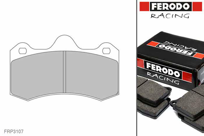 FRP3107H, Ferodo DS2500 remblokken Vooras, Peugeot, 207, Rally R3, NULLkW/, Bouwj. jan-09 -, AP RACING remklauw vooras