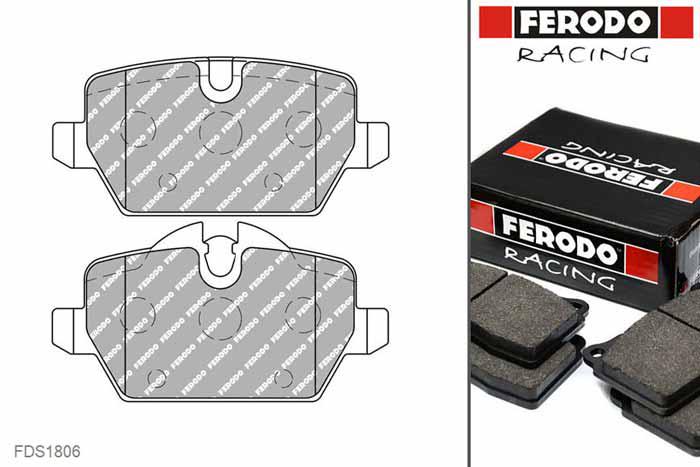 FDS1806, Ferodo DS-Performance remblokken achteras, Mini MINI COUNTRYMAN, 2.0 Cooper D  (R60), 82kW/112pk, Bouwj. mrt-11 -, LUCAS/TRW remklauw achteras