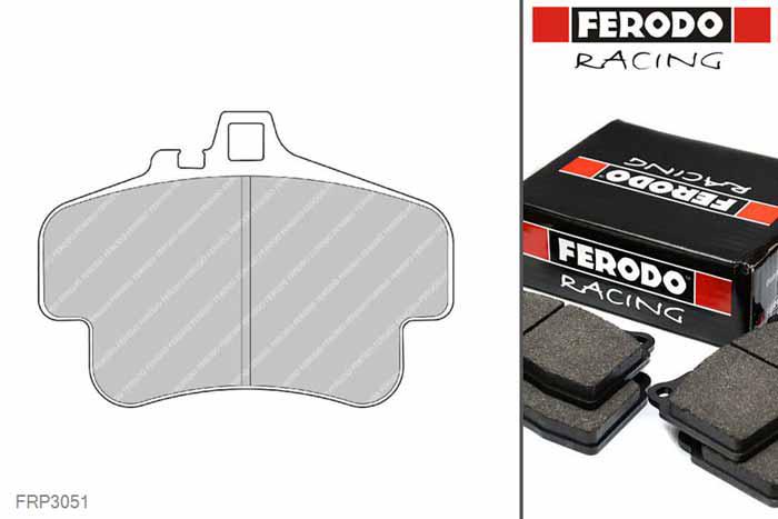 FRP3051H, Ferodo DS2500 remblokken Vooras, Porsche, 911 Cabriolet (996), 3.4 Carrera 4, 235kW/320pk, Bouwj. mei-01 - aug-05, BREMBO remklauw vooras