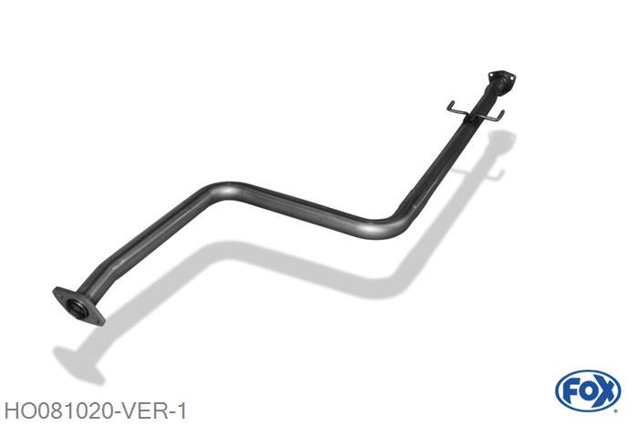 HO081020-VER, Honda Prelude IV BB9 2.0l 98kW, Voordemper vervangende buis 50mm Buisdiameter Geheel RVS, ohne