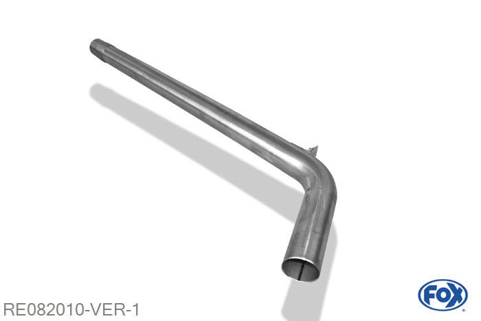 RE082010-VER, Renault Megane III Coupe 2.0l 184kW, Voordemper vervangende buis 70mm Buisdiameter Geheel RVS, ohne