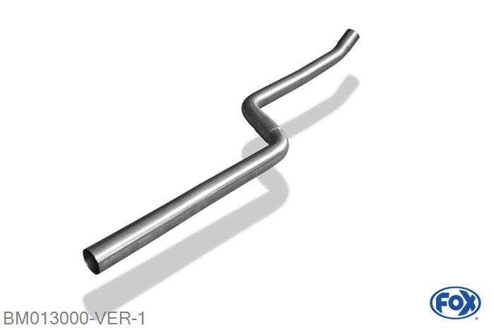 BM013000-VER, BMW F20/21 - 114i/ 116i 1.6l 75/100kW, Voordemper vervangende buis 63,5mm Buisdiameter Geheel RVS