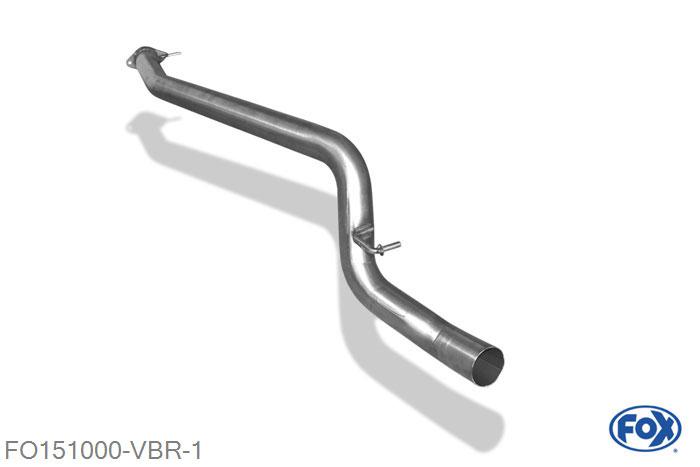 FO151000-VBR, Ford Kuga II - 4x4 2.0l D 100/103/110/120/132kW, Verbindingsbuis Kat/ Einddemper 63,5mm Buisdiameter Geheel RVS, ECE-certification