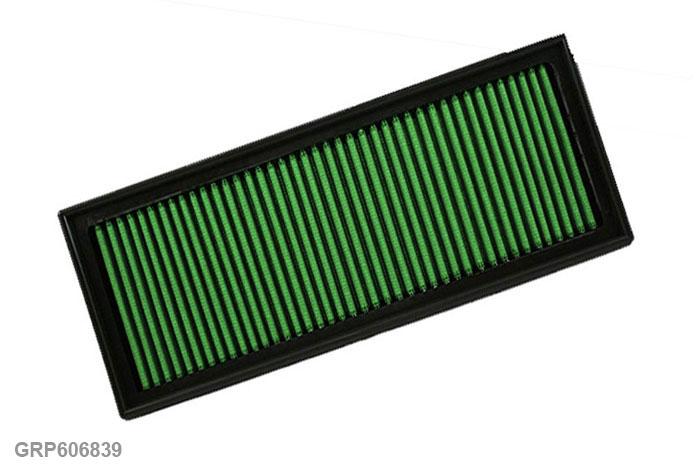 GRP606839, Green vervangingsluchtfilter paneel, Audi, Coupe, 2.1 TURBO, 200 pk, 07/1980-07/87
