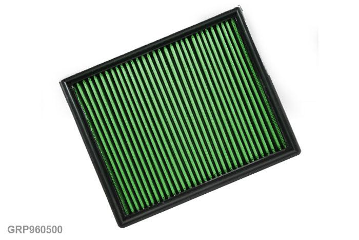 GRP960500, Green vervangingsluchtfilter paneel, Audi, A4 II, 2.7 TDI, 163 pk, 2006-