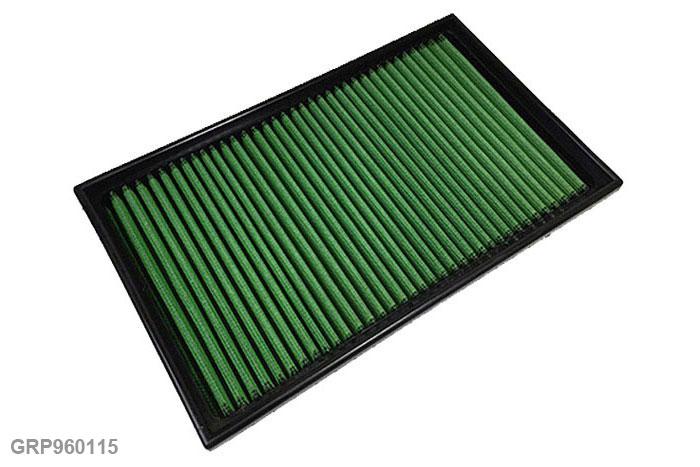GRP960115, Green vervangingsluchtfilter paneel, Mercedes, E Classe (W210), 200  (W/S 210), 136 pk, 1999-2002