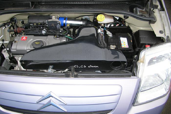 GRABPA021, Green Dynamic air box, Citroen C2, 1,4L i, 75HP, Motorcode KFX/TU3JP, 2003-