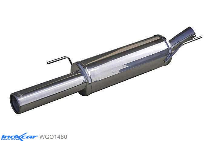 IX WGO1480, VW Golf III 1.8 GTI (112PK) -1998, Inoxcar Rear silencer 1X80mm Stainless steel, With E.E.C. homologation