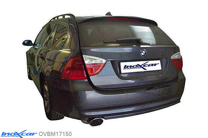 IX OVBM17150, BMW 3 serie (E90/E91/E92/E93) E81 Touring 320D (177PK) 2005-, Inoxcar Rear silencer 1X150X105 Stainless steel