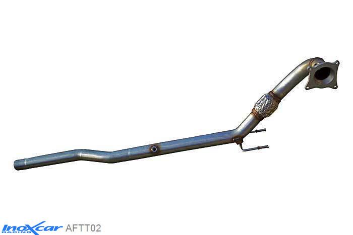 IX AFTT02, Audi TT (8J) 2.0i TFSI S QUATTRO (275PK) 2008-2014, Inoxcar Catalyst replacement pipe Stainless steel, Without E.E.C. homologation