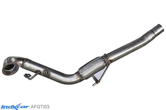 IX AFGTI03, VW Golf VII 2.0 GTI (220PK) 2013-, Inoxcar Catalyst replacement pipe Stainless steel, Without E.E.C. homologation