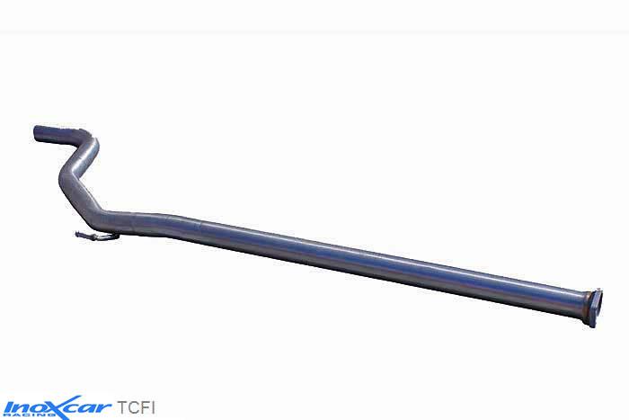 IX TCFI, Abarth Grande Punto 1.4 T-JET (155PK) 2007- Diameter 55mm, Inoxcar Direct central pipe Stainless steel, Without E.E.C. homologation