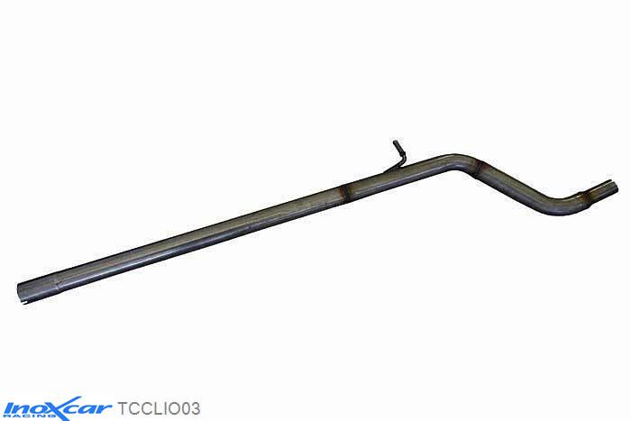 IX TCCLIO03, Renault Clio IV (R) 1.2 (75PK) 2013-, Inoxcar Direct central pipe Stainless steel, Without E.E.C. homologation