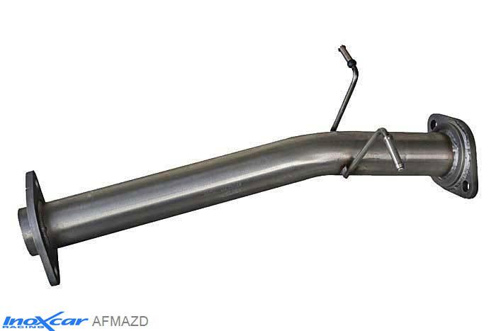 IX AFMAZD, Mazda 3 (BK) 2.3 TURBO 16V MPS (260PK) 2006-, Inoxcar Catalyst replacement pipe Stainless steel, Without E.E.C. homologation