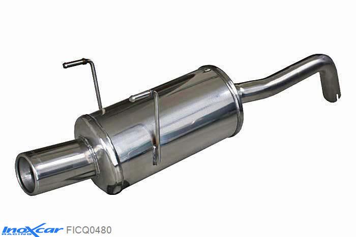 IX FICQ0480, Fiat 500 (312) 1.3 MJET (75PK) 2007- Diameter 42mm, Inoxcar Rear silencer 1X80mm Stainless steel, With E.E.C. homologation